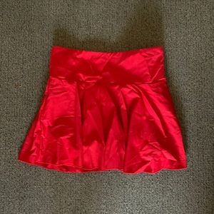 Red athletic skirt size M